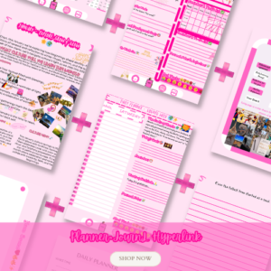 Digital Planner Journal Bundle | Culture Pink Edition | Hyperlinked PDF | Printable